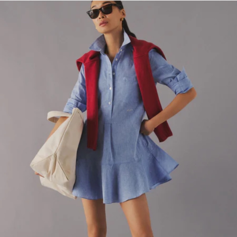 Tuckernuck Callahan Shirt Dress Chambray XS